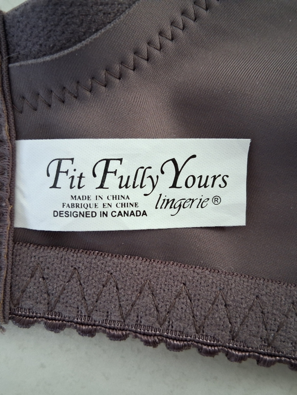NWT Fit Fully Yours Lingerie/ Bridget Underwire Bra in Deep Mauve Plum/ Size 30F - Picture 10 of 13